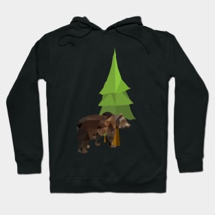 Bear & Pine Tree Hoodie